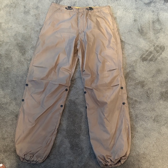 GAP Women's Tan Track Pants - Picture 1 of 5